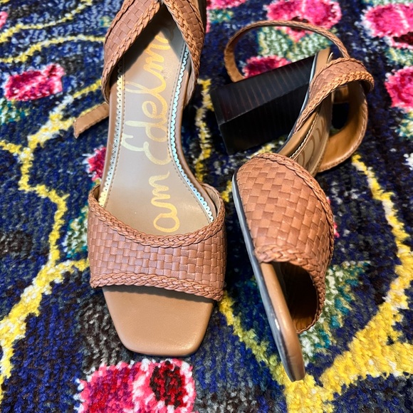 Tan Leather Sam Edelman Sandals W9 - Picture 3 of 12